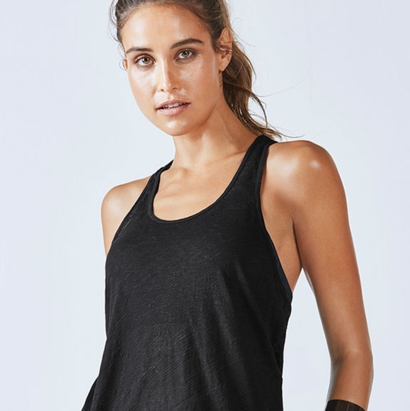 sheer black tank